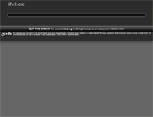 Tablet Screenshot of life2.org